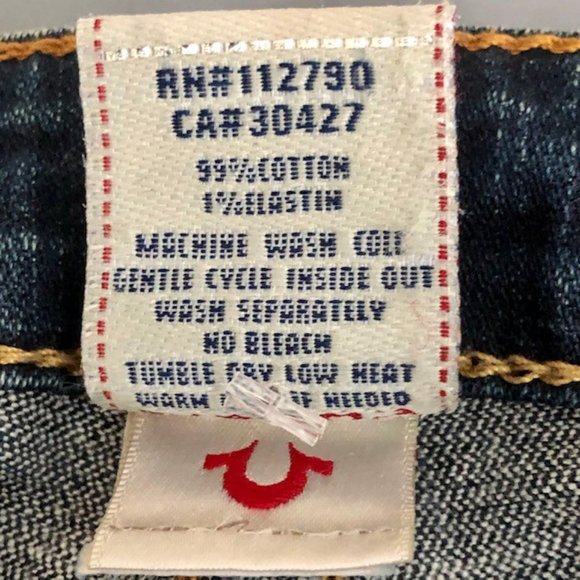 True Religion Gina Mini Bootcut Jeans - Medium Wash - 28 - Picture 9 of 12